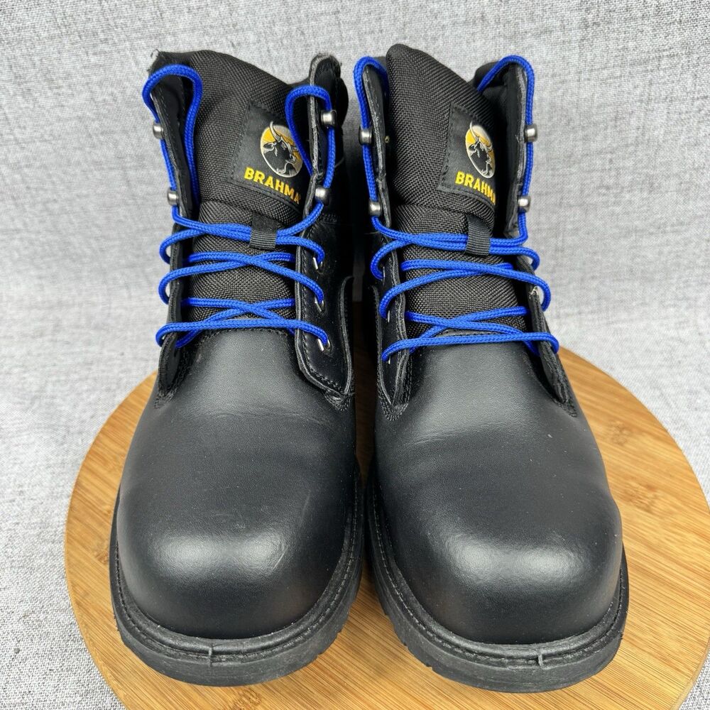 Brahma Boots Men's Size 13 W Gus Steel Toe Work Leather - Picture 8 of 10